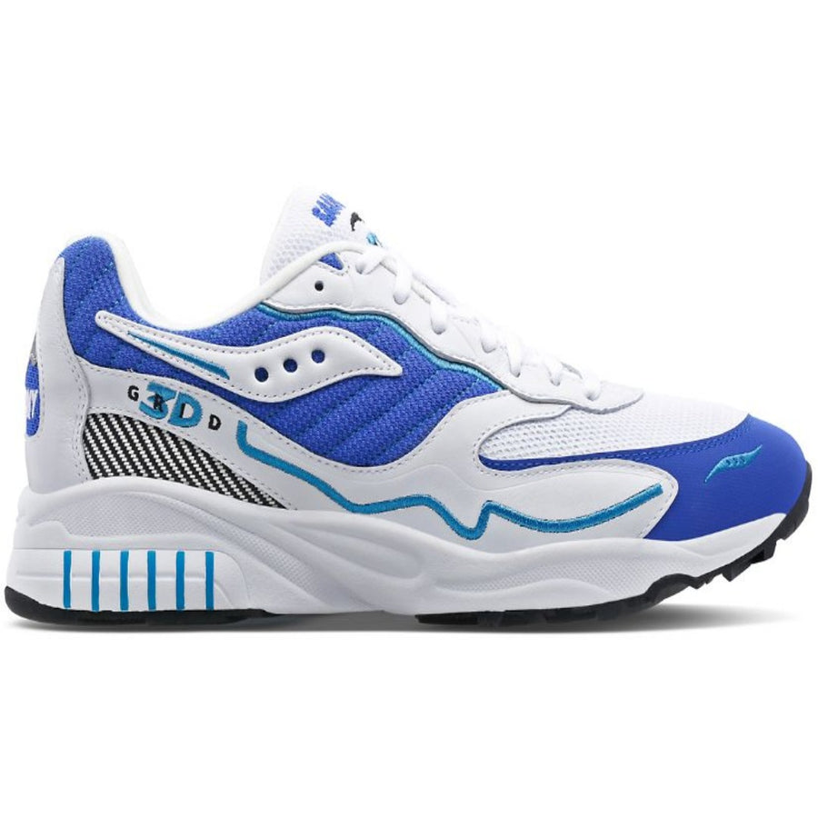 Saucony Originals 3D GRID HURRICANE / WHITE /ROYAL  Men’s -