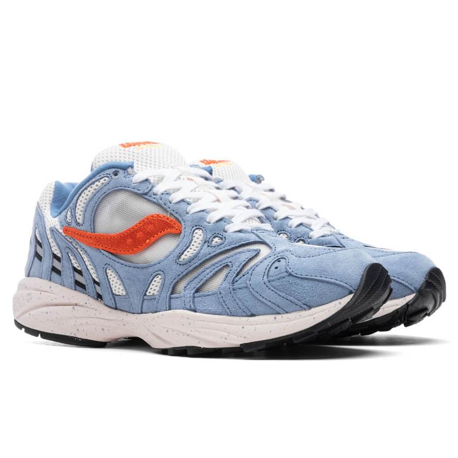Saucony Originals GRID AZURA 2000 Men's BLUE/ORANGE – Moesports