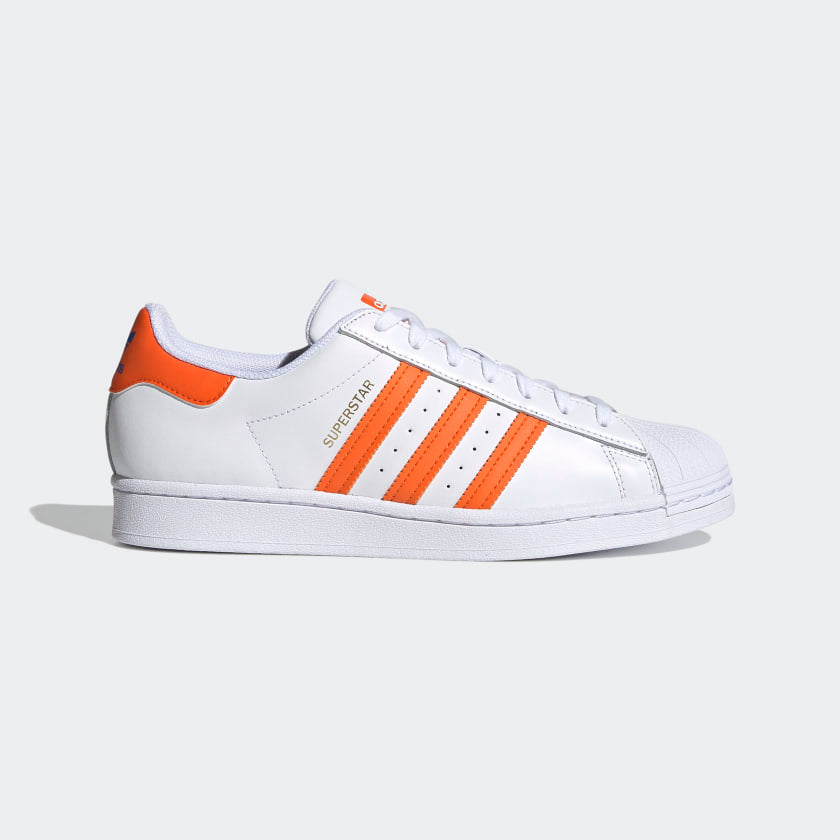 Adidas superstar 2 white orange Clearance
