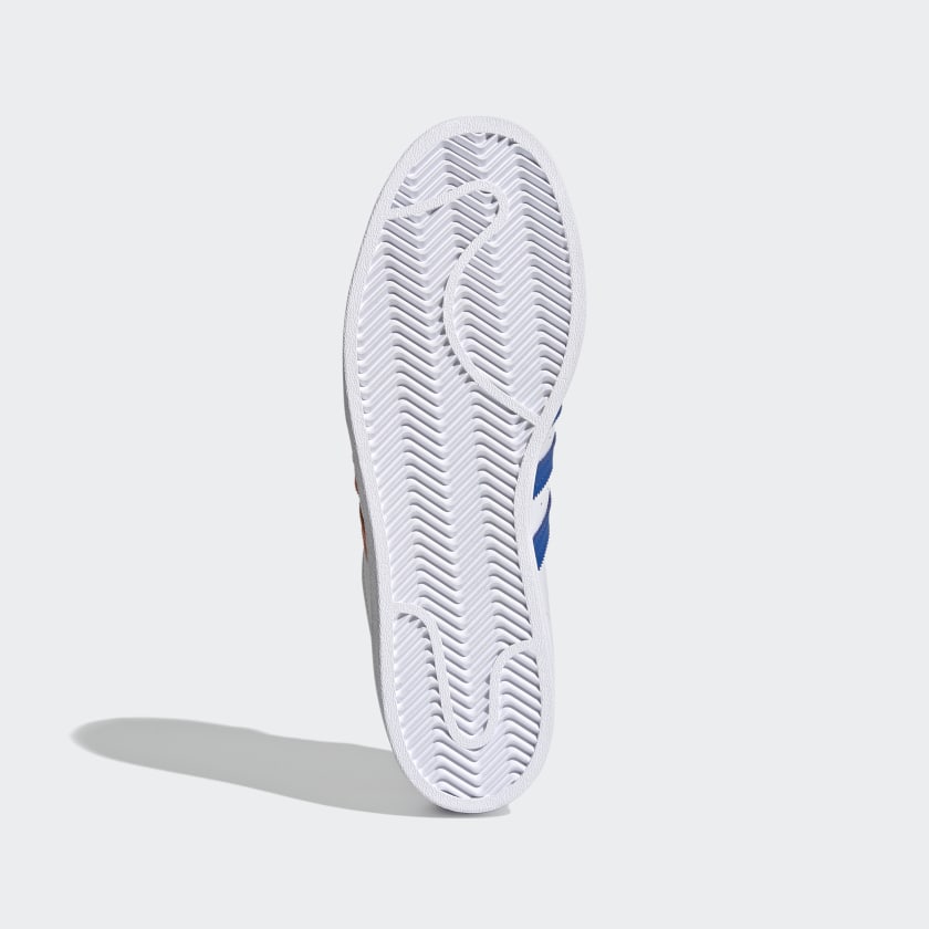 orm legation Lederen Adidas Original SUPERSTAR Men's -WHITE /ORANGE/ROYAL BLUE – Moesports