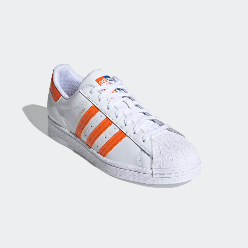 Adidas superstar orange homme Clearance
