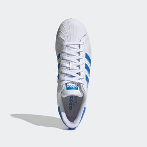 Adidas Original SUPERSTAR Men's - FTWWHT/BOBLUE/CGRANI Moesports Adidas Original SUPERSTAR Men's - FTWWHT/BOBLUE/CGRANI Moesports
