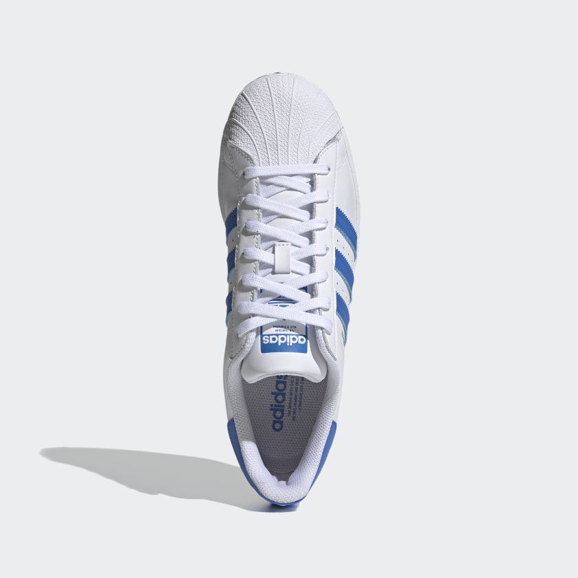 Adidas Original SUPERSTAR Men's - FTWWHT/BOBLUE/CGRANI Moesports Adidas Original SUPERSTAR Men's - FTWWHT/BOBLUE/CGRANI Moesports