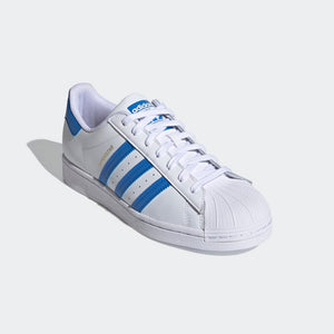 Adidas Original SUPERSTAR Men's - FTWWHT/BOBLUE/CGRANI Moesports Adidas Original SUPERSTAR Men's - FTWWHT/BOBLUE/CGRANI Moesports