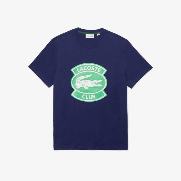 LACOSTE CLUB CREW NECK T-SHIRT Men's -BLUE 78X – Moesports
