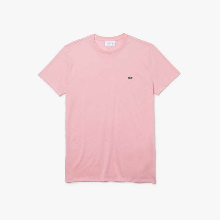 LACOSTE Regular fit CREW NECK T-SHIRT Men’s -PINK 7SY