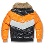 Jordan Craig NYLON COLOR BLOCK PUFFER JACKET Men’s - TOTAL ORANGE