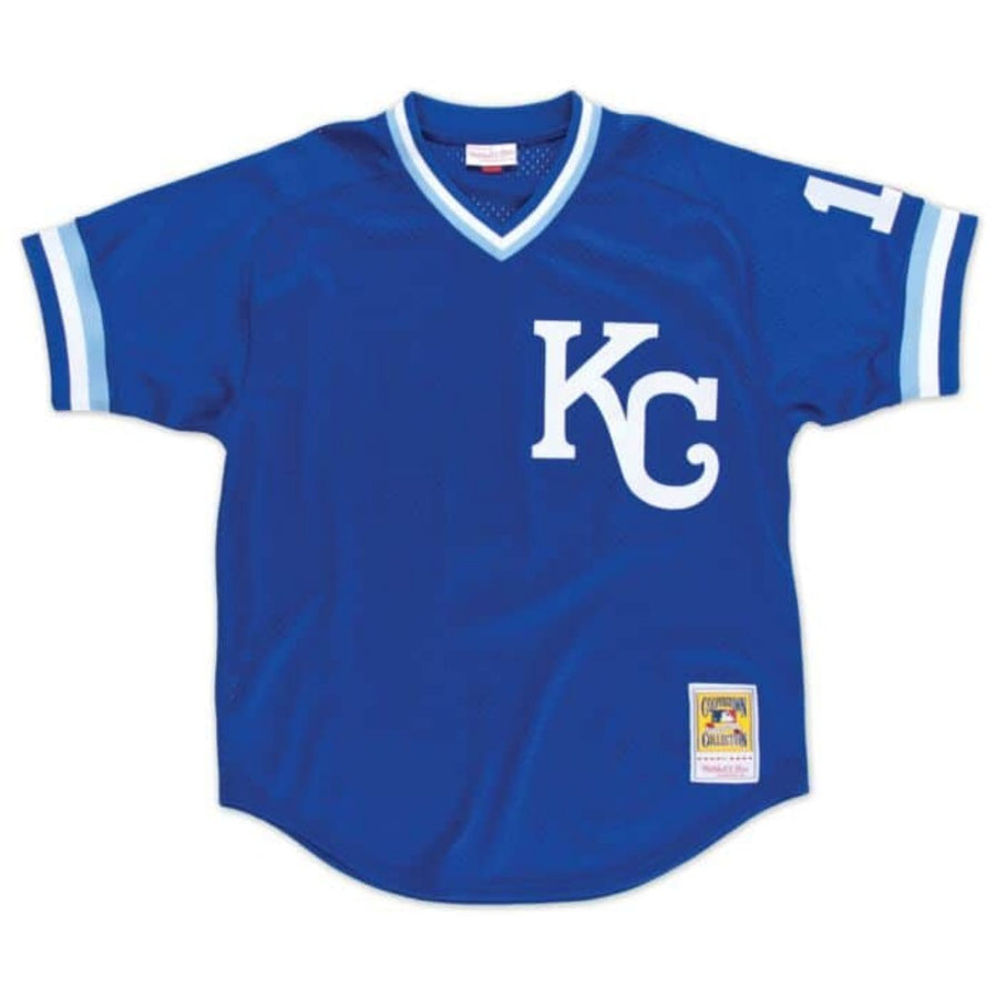 Mitchell & Ness MLB AUTHENTIC JERSEY-pullover - ROYAL 89   -MENS-Jackson- ROYAL WHITE
