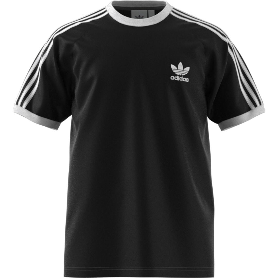 ★adidas★ 3S Pinstripe Tee Black WMNS) adidas originals 3 Stripes Tee Sports Training Stripe