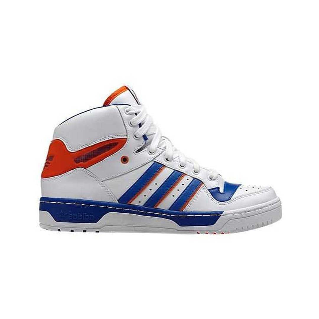 blue and orange adidas shoes