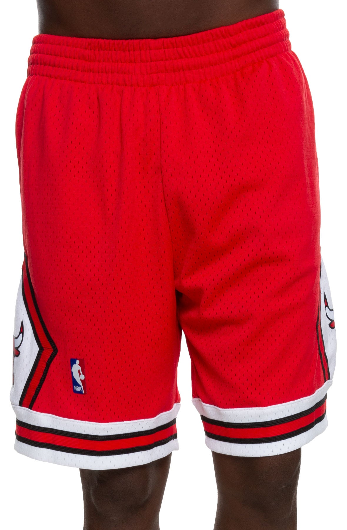 NBA Mitchell Ness Chicago Bulls Reload Red 95 Swingman Men Basketball Shorts  - Cap Store Online.com