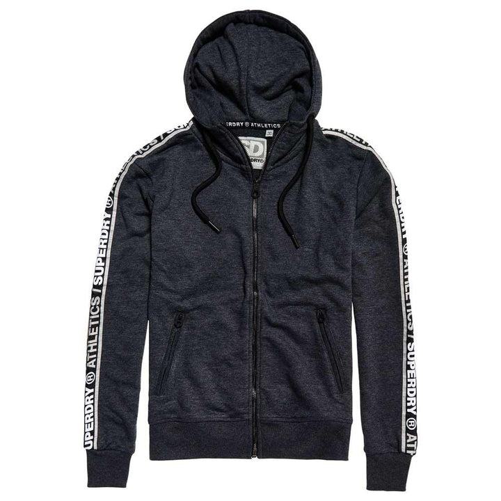 Superdry STADIUM SIDE STRIPE ZIPHOOD/JOGGER Men’s - STADIUM/NAVY - Moesports