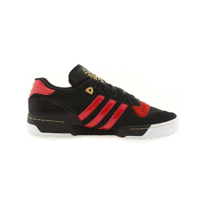 Adidas Original RIVALRY LO Men’s - BLACK1/LGTSCA/RUNWHT/NOIR1/ROU CA/RUNWHT - Moesports