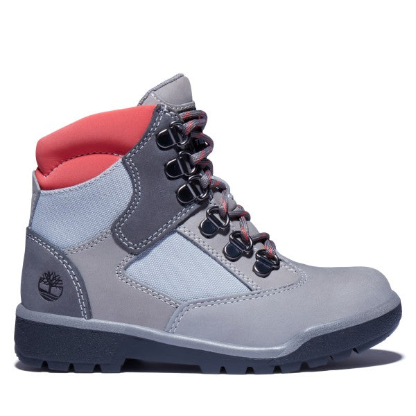 Timberland 6 IN F/L FLD BT Youth’s - MEDIUM GREY PNK