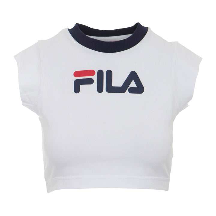 Fila PIA CROP TEE Women’s - WHT/PEAC - Moesports