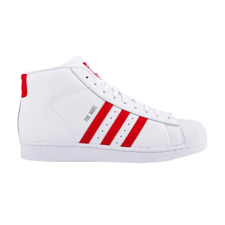 Adidas Original Pro Model Men's -  FTWWHT/RED/FTWWHT/FTWBLA/ROUGE/FTWBLA - Moesports