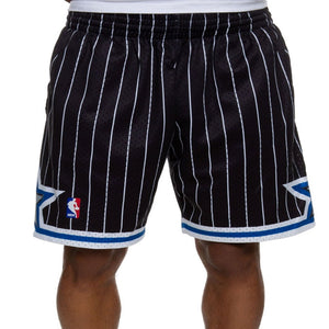 MITCHELL & NESS - NBA SWINGMAN -SHORTS MAGIC MENS - 94-95-BLACK BLUE