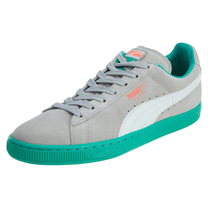 Puma SUEDE CLASSIC+LFS Men’s - GRAY VIOLET-WHITE-FLUO TEAL - Moesports