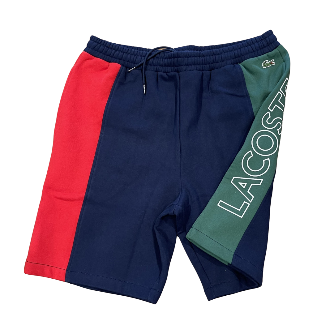 Red lacoste sale swim shorts