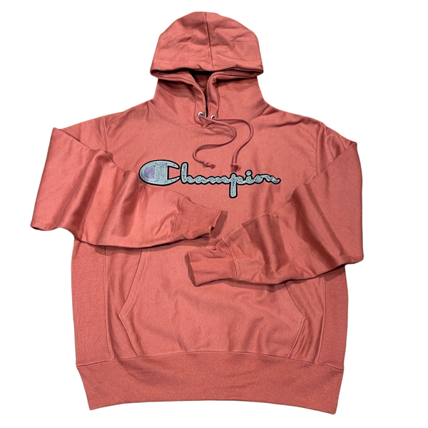 Salmon top champion hoodie