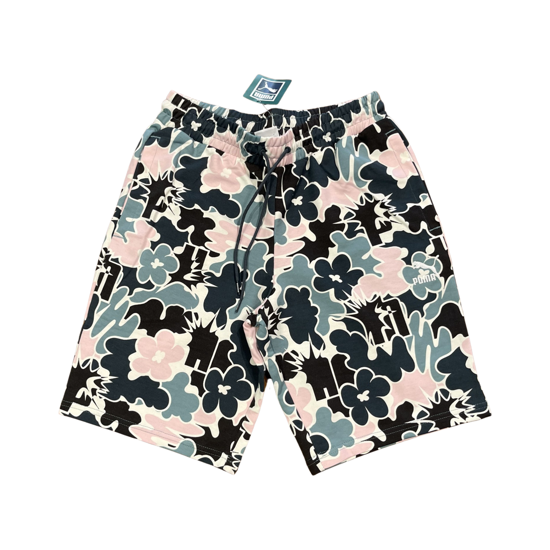 PUMA SUMMER RESORT AOP 10 SHORTS Men s PRISTINE AOP