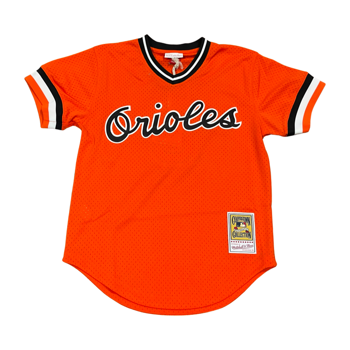 Mitchell & Ness MLB AUTHENTIC JERSEY-pullover - BALTIMORE ORIOLES   -MENS- ORANGE/BLACK