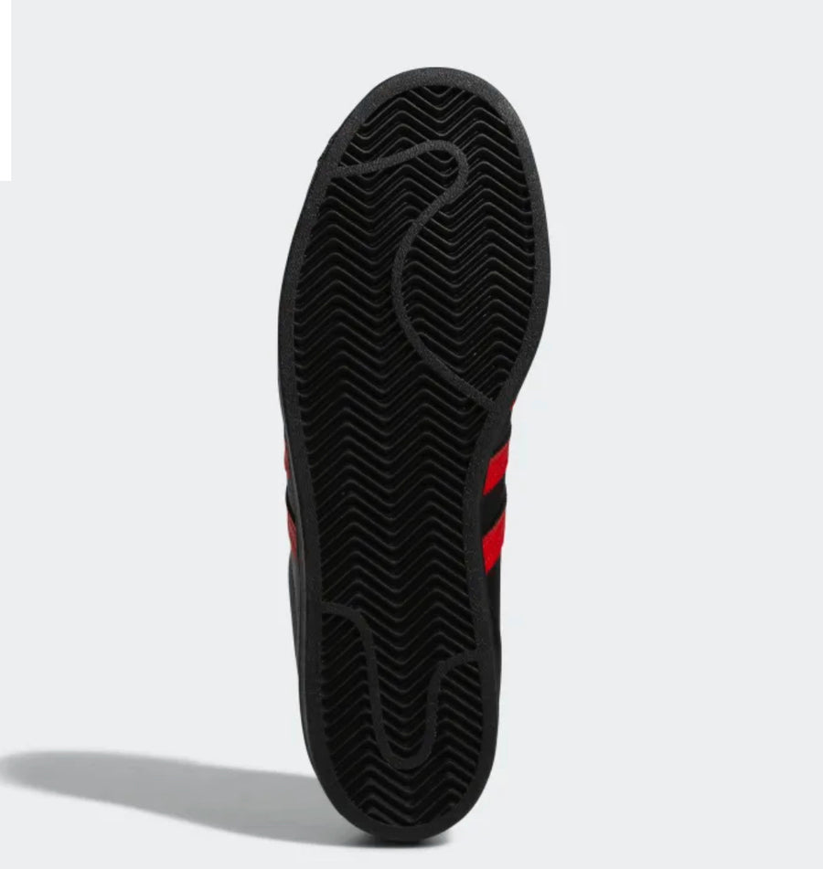 Adidas Original SUPERSTAR FOUNDATION Men’s - BLACK / RED