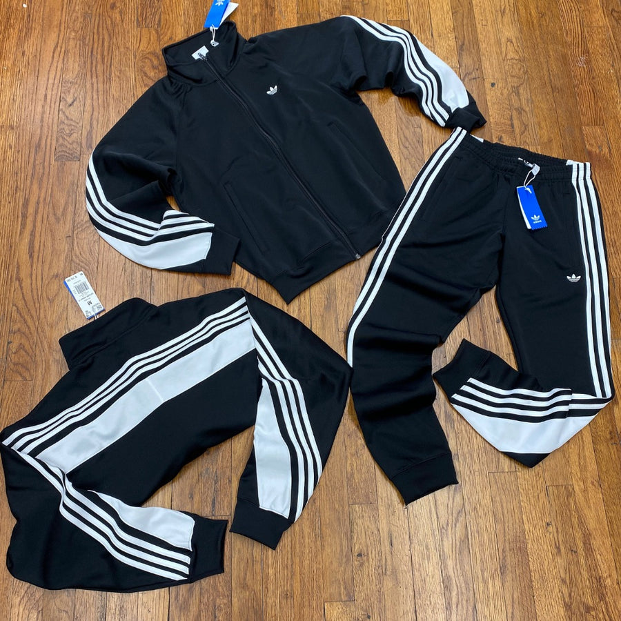 Adidas Original 3STRIPE WRAP TT TRACKSUIT Men’s - BLACK/WHITE - Moesports