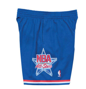 MITCHELL & NESS - NBA  SWINGMAN -SHORTS ALL STAR 93  MENS -ROYAL/RED