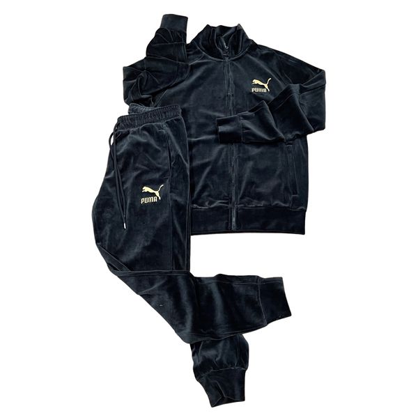 Men's velour tracksuit puma discount