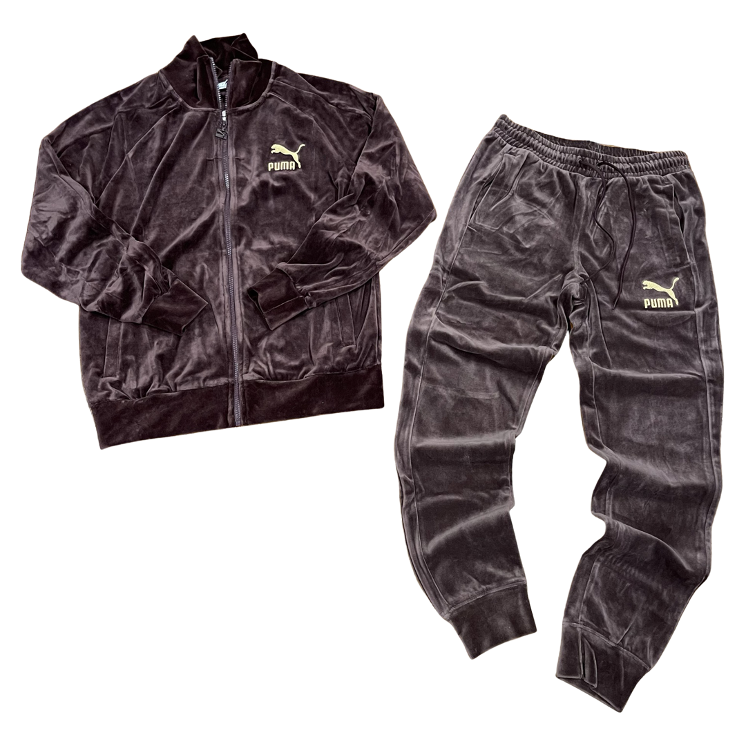 Puma velour 2025 pants mens