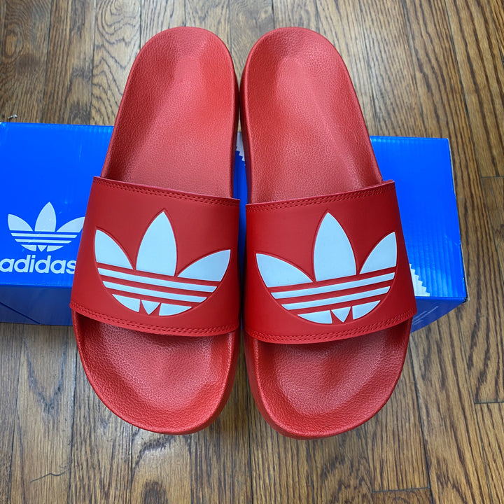 Adidas Original ADILETTE LITE SLIDES Men’s - SCARLE/FTWWHT/SCARLE - Moesports