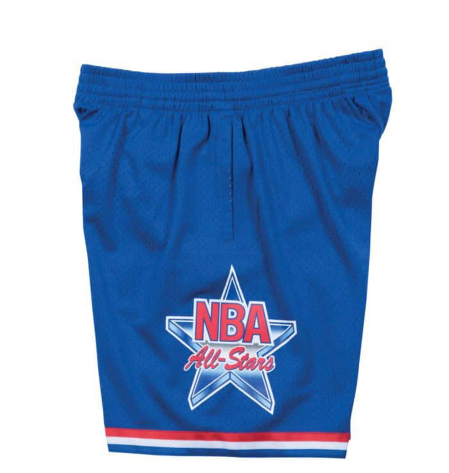 MITCHELL & NESS - NBA  SWINGMAN -SHORTS ALL STAR 93  MENS -ROYAL/RED