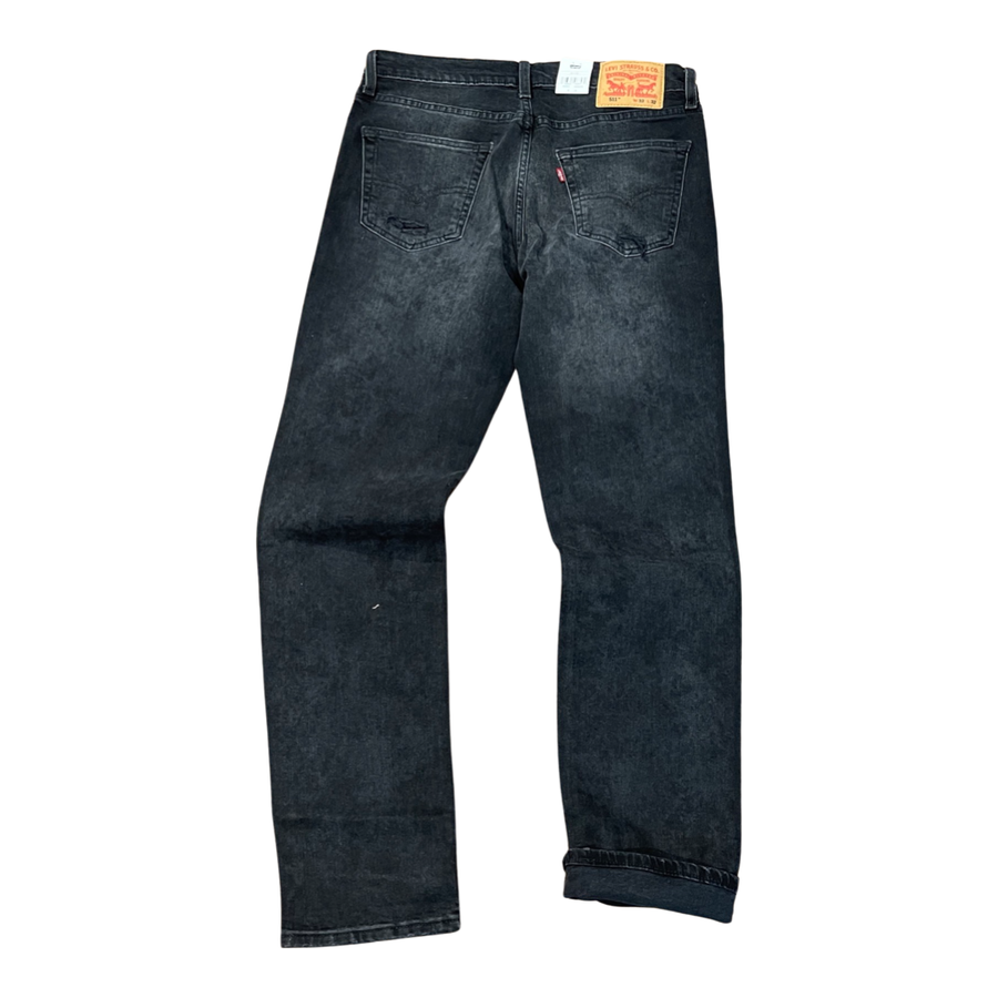 Levis Strauss & Co - 511 FLEX ECO PERFORMANCE Men’s -FADED GREY RIPPED ...