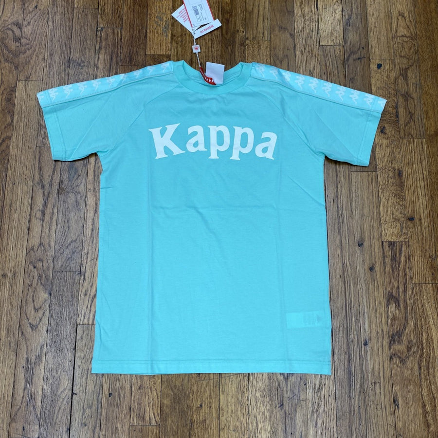 Kappa 222 BANDA BALIMA TEE Men’s - GREEN-AQUA-WHITE-ANT - Moesports