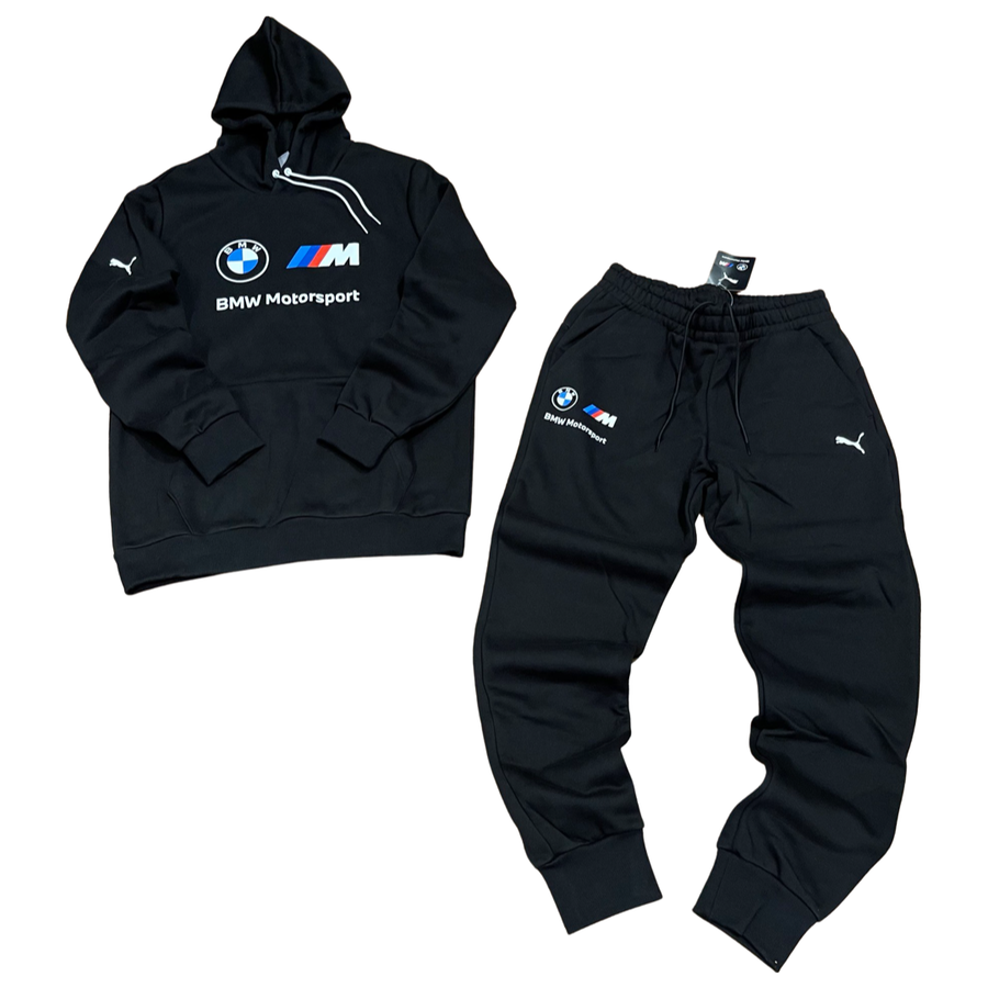 Puma BMW MMS ESSENTIALS  fleece Sweatsuit Men’s  Puma black