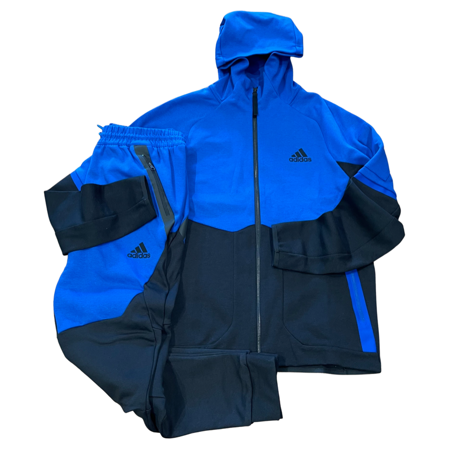 Adidas - ZIP HOODY  TRACKSUIT Men’s - TEAM ROYAL BLUE