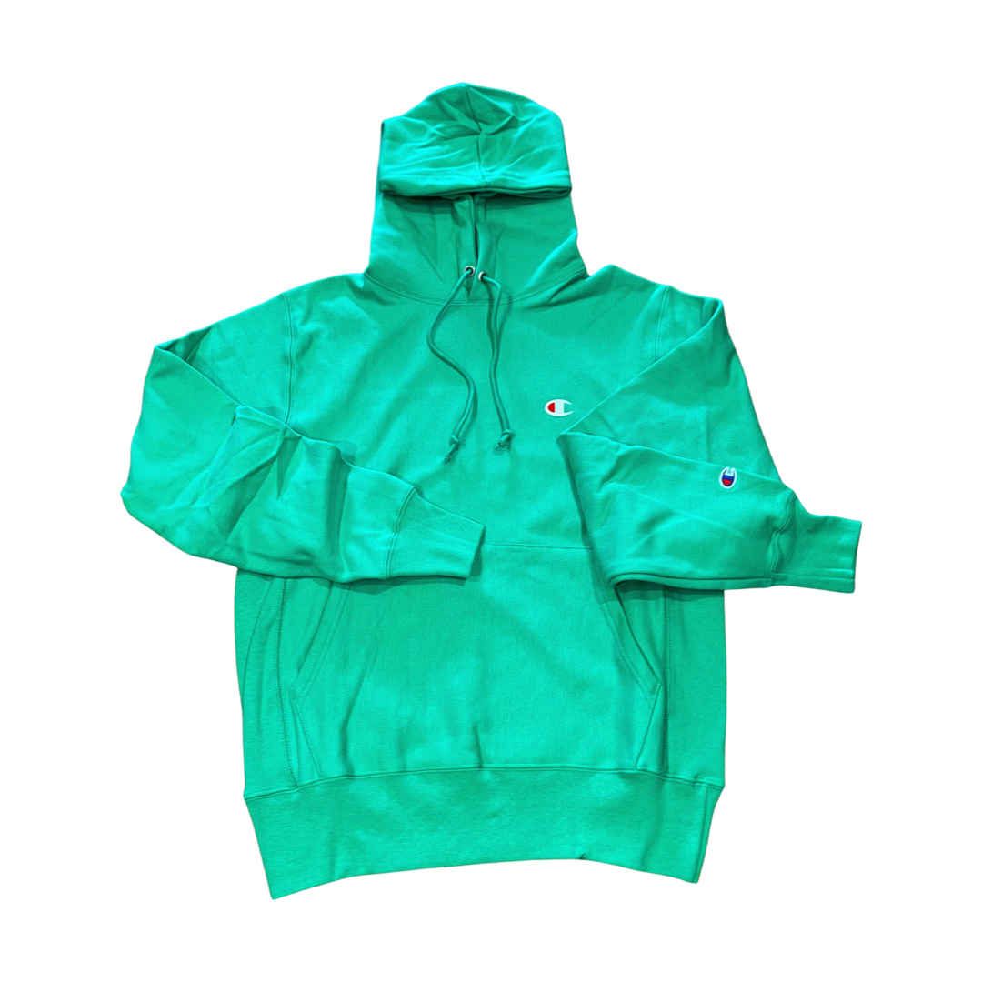 Champion REVERSE WEAVE PULL OVER HOODY Men's - GREEN CRISP