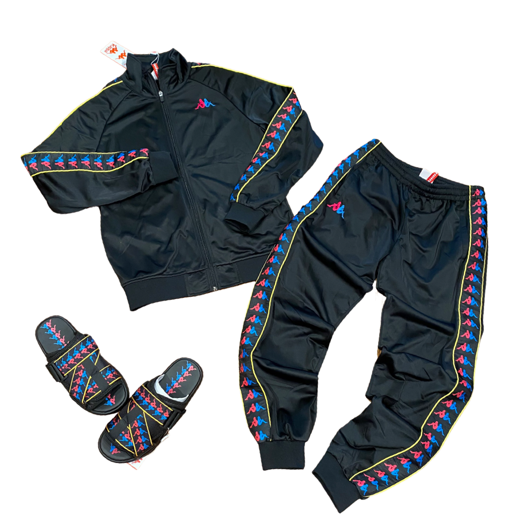 Kappa velour tracksuit deals mens