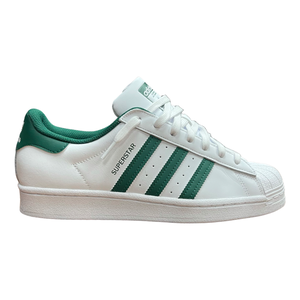 Adidas superstar mens white green online