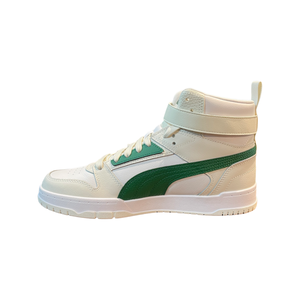 Gold and white hot sale pumas with strap