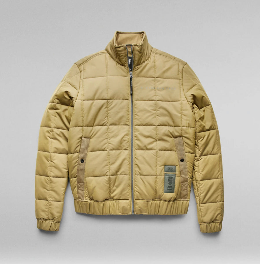 G-Star MEEFIC SQR QUILTED JACKET Men’s - FENNEL SEED GOLD