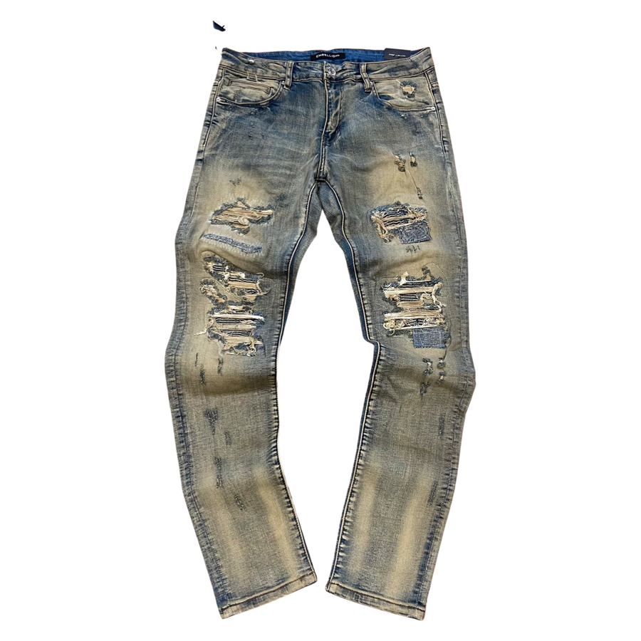 Embellish Jeans TREVINO RIP & REPAIR-Men’s - SAND WASH