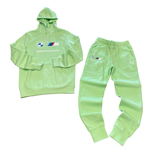 Puma BMW ESSENTIALS SWEATSUIT Men s PARADISE GREEN