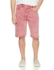 Levis Strauss & Co 569 LOOSE STRAIGHT JEANS SHORTS Men’s - RED WASHED - Moesports