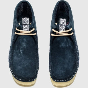 Clark’s WALLABEE BOOT Men’s - NAVY SASHIKO