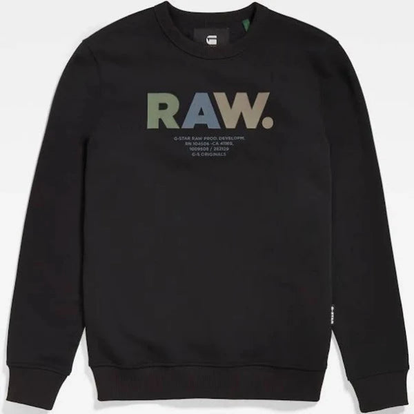 G-Star RAW MULTI COLORED RAW SW / Men' - DK BLACK