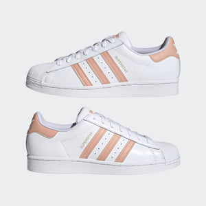 Adidas Original SUPERSTAR FOUNDATION Men's - WHITE/PEACH AMBLUS Moesports Adidas Original SUPERSTAR FOUNDATION Men's - WHITE/PEACH AMBLUS Moesports
