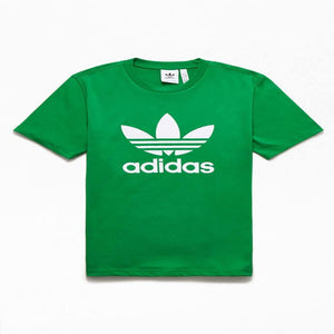 Adidas Original 3-TREFOIL T-SHIRT TEE Men’s -  GREEN / WHITE